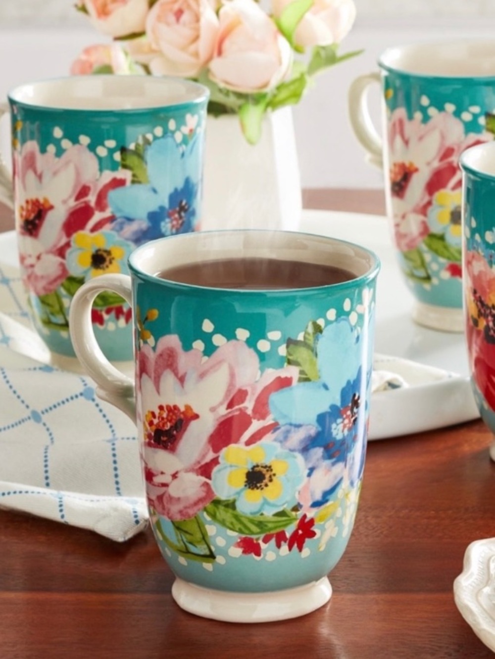 NWT The Pioneer Woman Melody Floral Latte Mug
